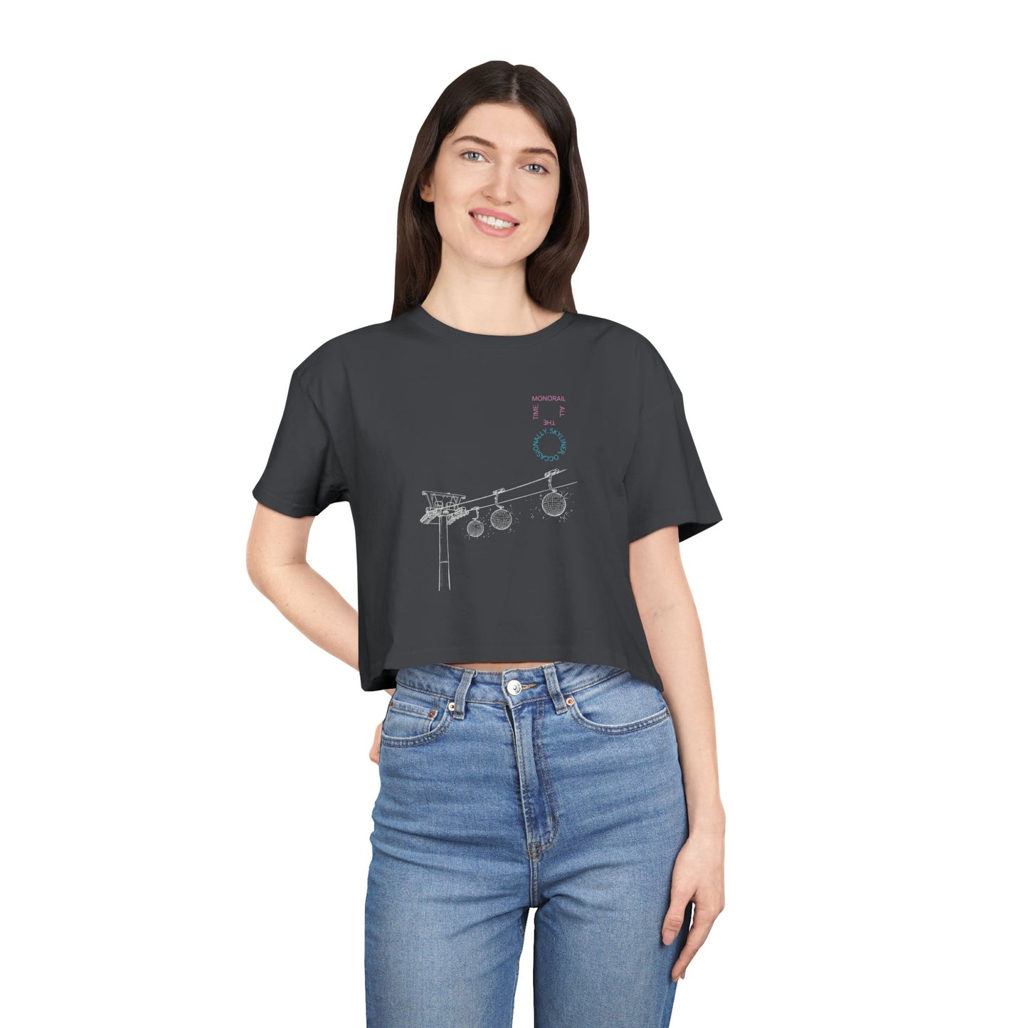 Monorail All The Time - Women's Crop Tee