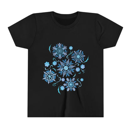 Merry Menagerie Snowflakes - Animal Kingdom Puppets - Youth Short Sleeve Tee Shirt