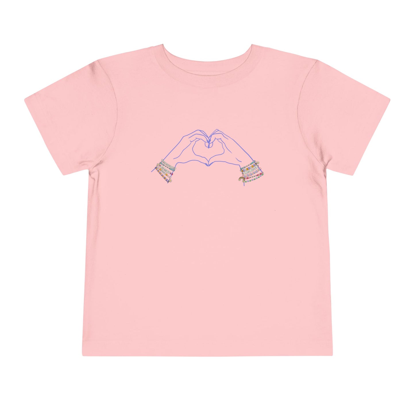 Heart Hands Friendship Bracelets - Toddler T-shirt