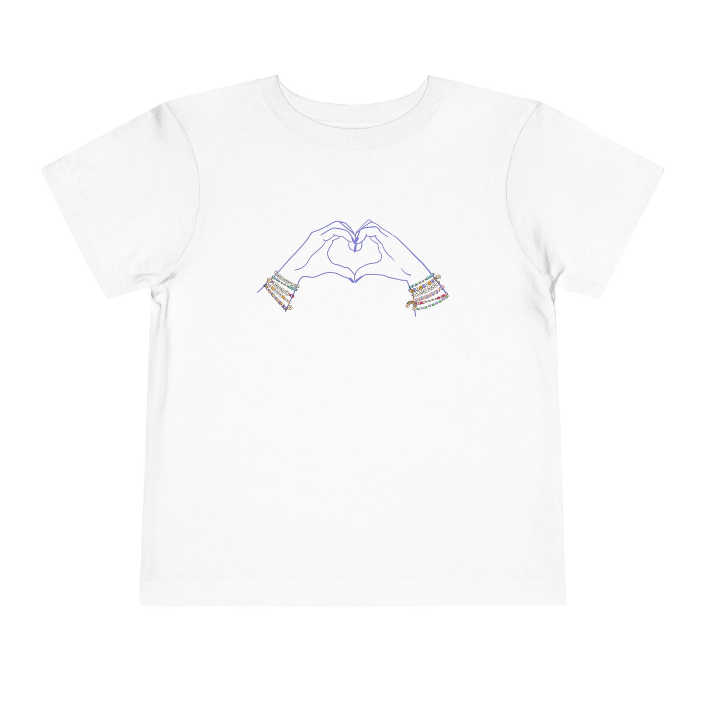 Heart Hands Friendship Bracelets - Toddler T-shirt