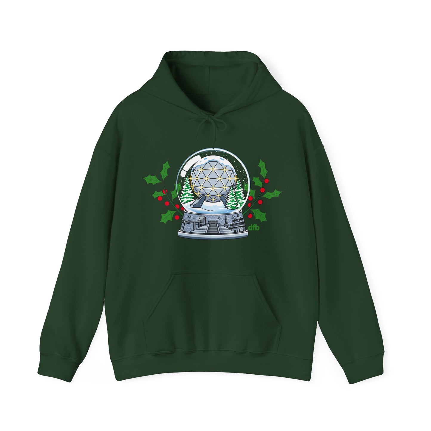 EPCOT Snowglobes -  Adult Hoodie Sweatshirt