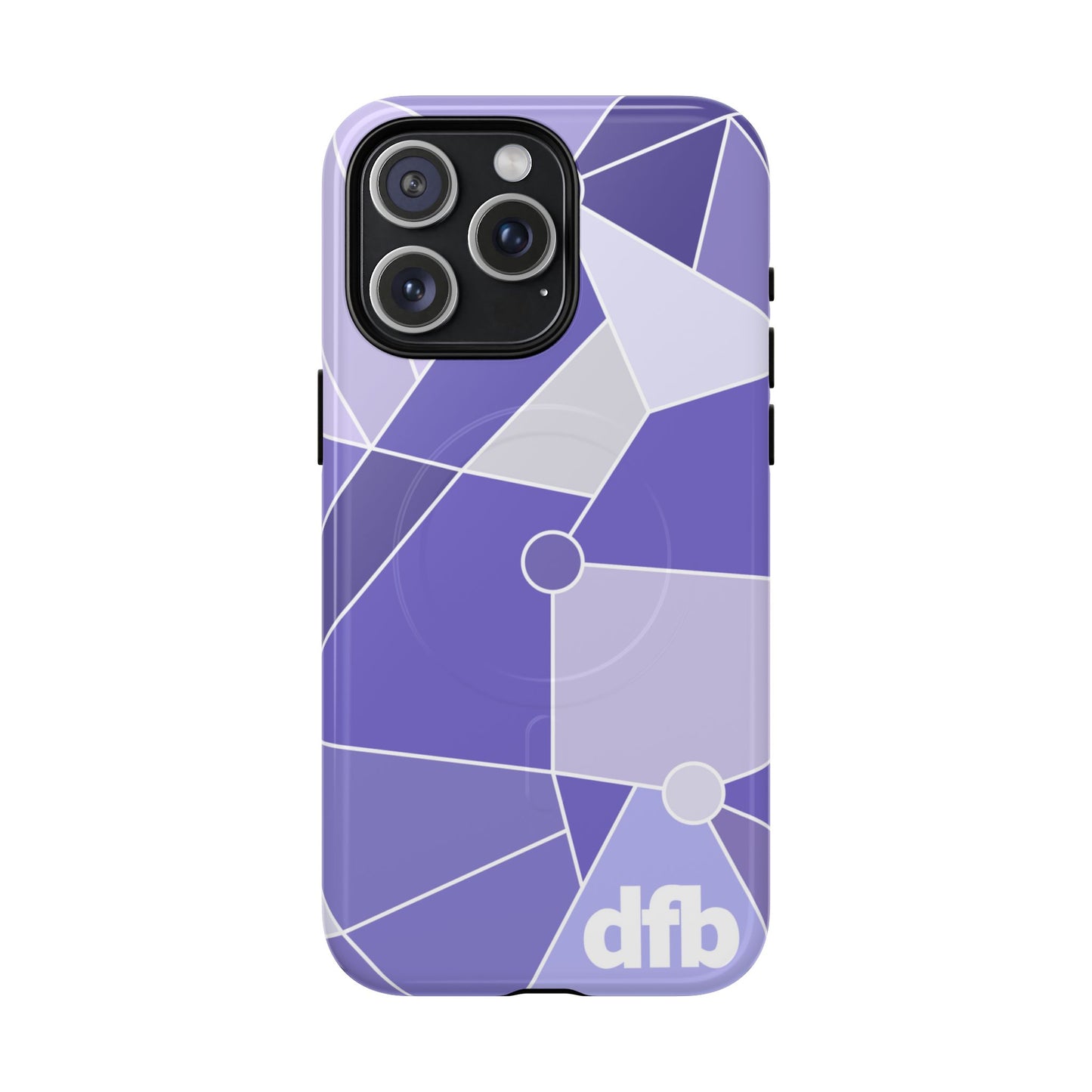 Tomorrowland Purple Wall - Tough Magnetic iPhone Case