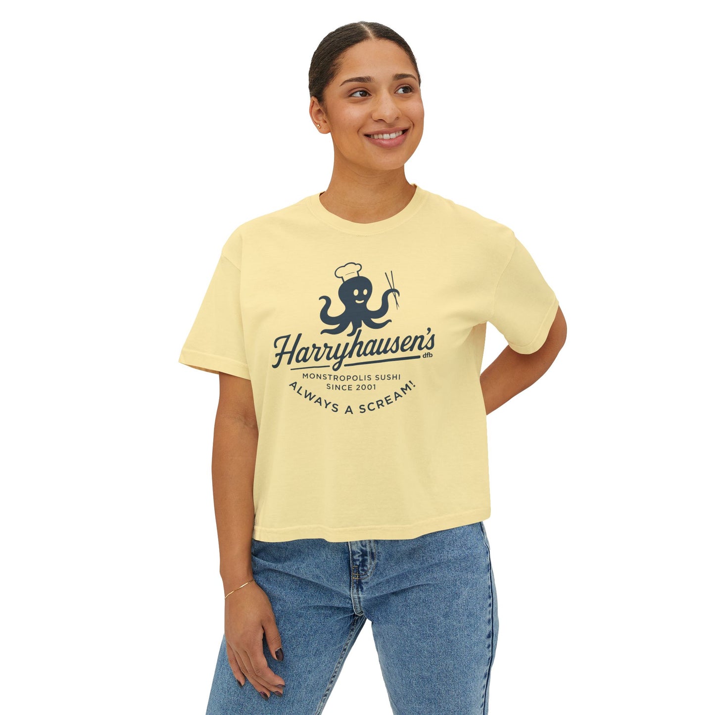 Harryhausen's - Women's Boxy Tee