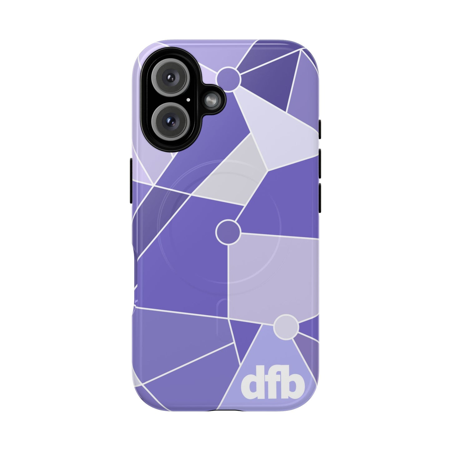 Tomorrowland Purple Wall - Tough Magnetic iPhone Case