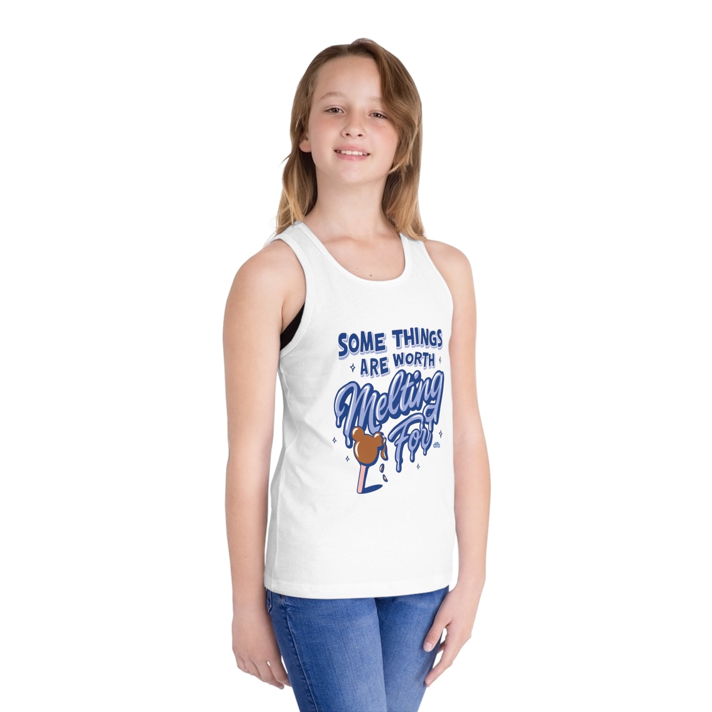 Some Things Are Worth Melting For - Kid's Jersey Tank Top