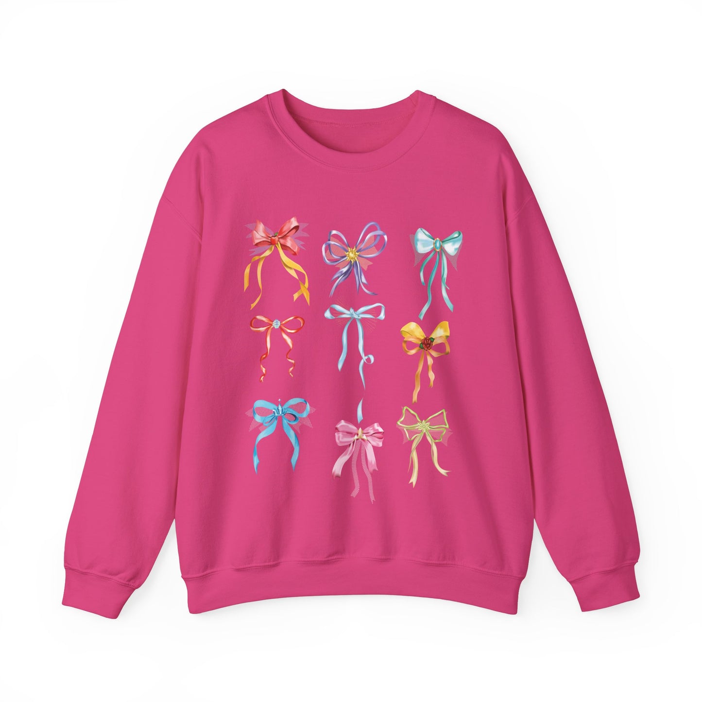 Bibbidi Bobbidi Bow- Princess Bows - Adult Crewneck Sweatshirt