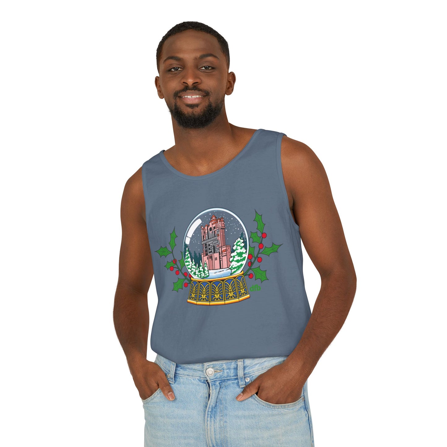Hollywood Studios Snowglobes - Unisex Garment-Dyed Tank Top