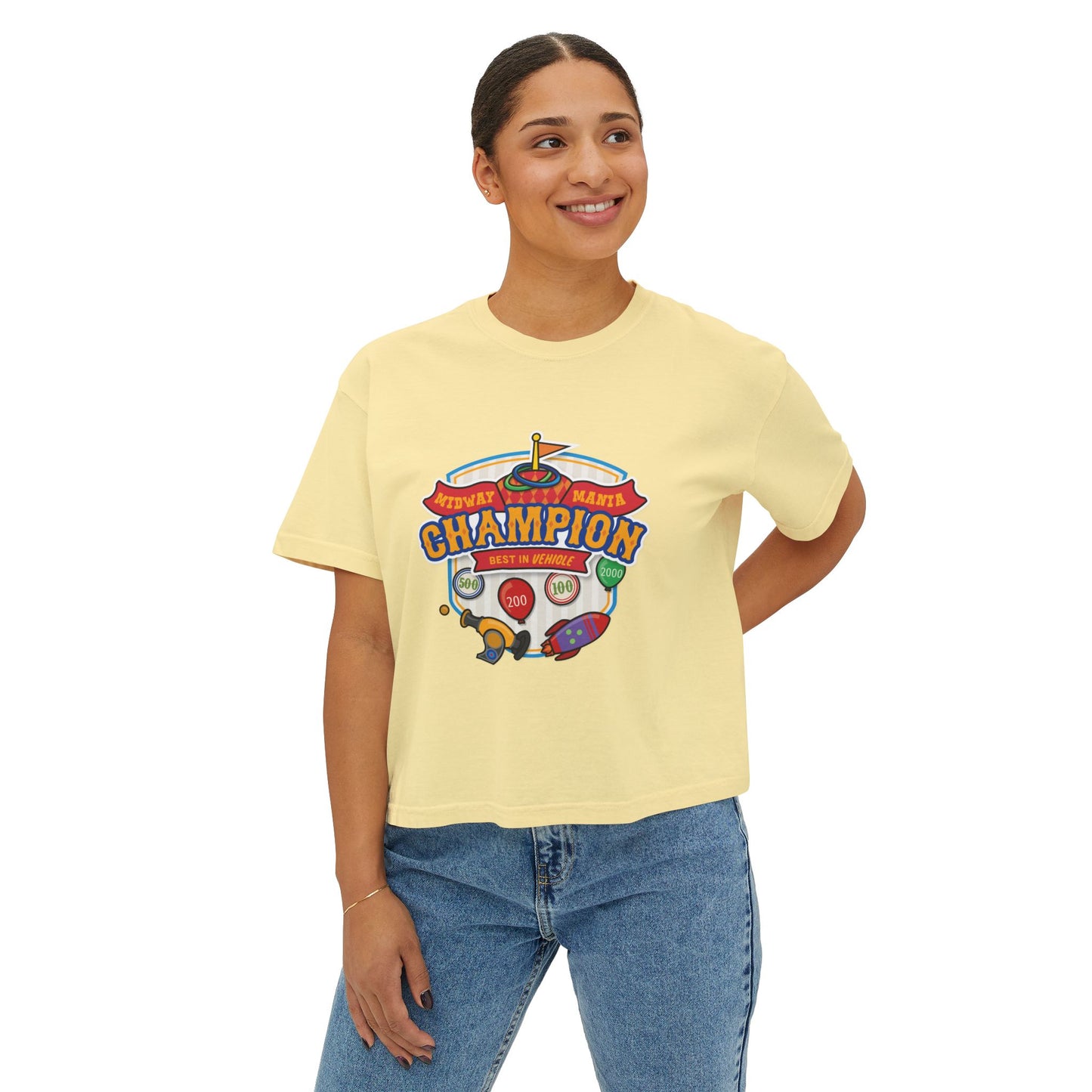 Midway Mania Champion - Women's Boxy Tee