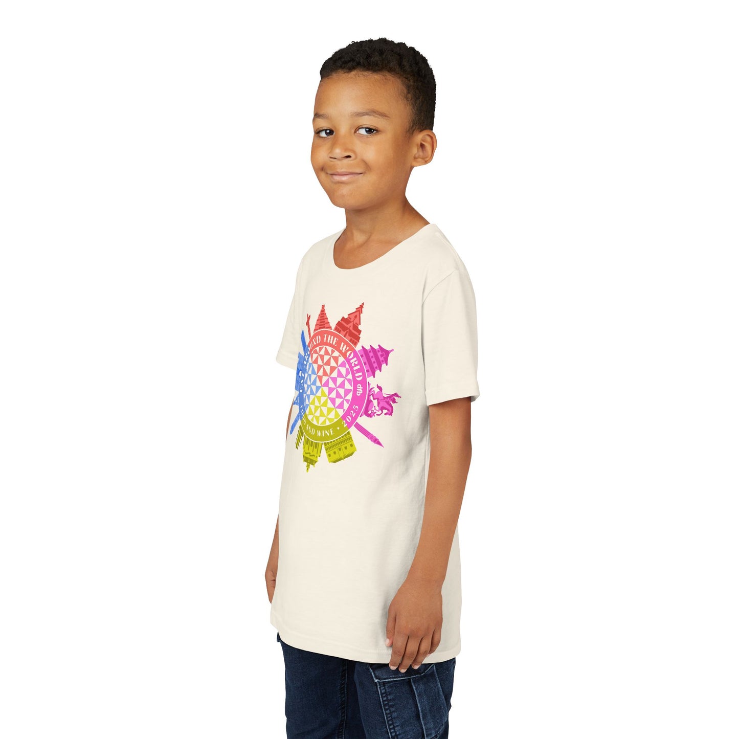 LIMITED EDITION Food & Wine Compass -  Kid's Short Sleeve Tee Shirt