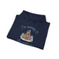 Snowy Cabin Castle, I'm Coming to the Cottage -  Adult Hoodie Sweatshirt