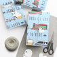 Ready to Ride, Light Blue Background - Gift Wrap Papers