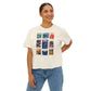 Hollywood Studios Vintage Stamps - Women's Boxy Tee