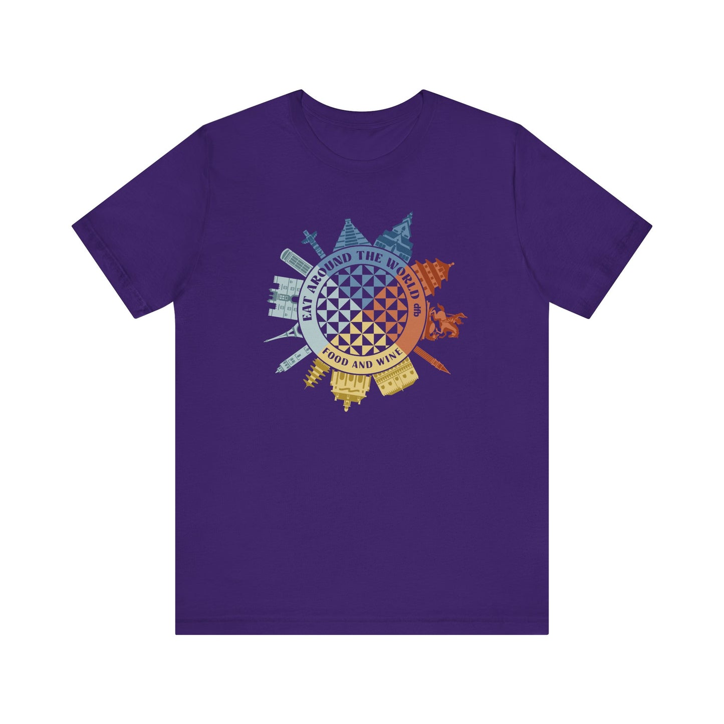 Food & Wine Compass - Adult Tee Shirt