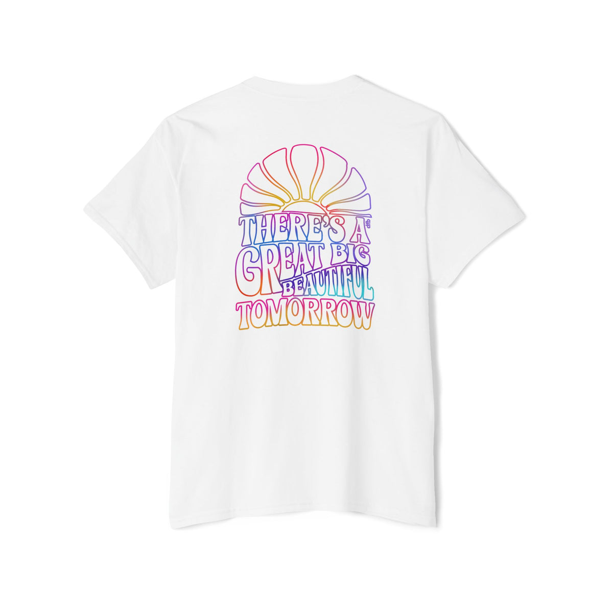 LIMITED EDITION Great Big Beautiful Tomorrow - Front & Back w/ Pocket - Unisex Heavy Cotton Pocket Tee