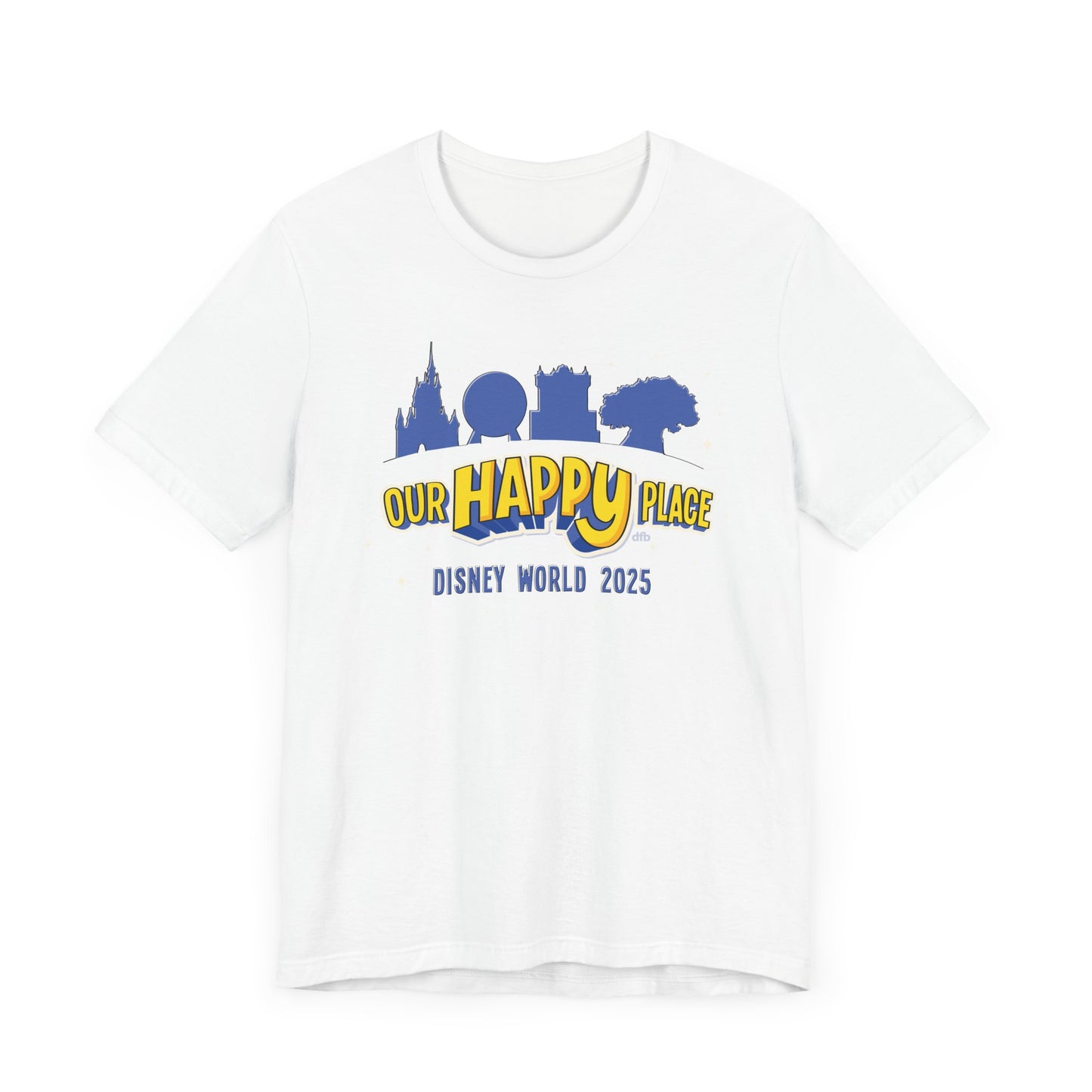 Our Happy Place 2025 - Family Matching Tee - Adult Tee Shirt