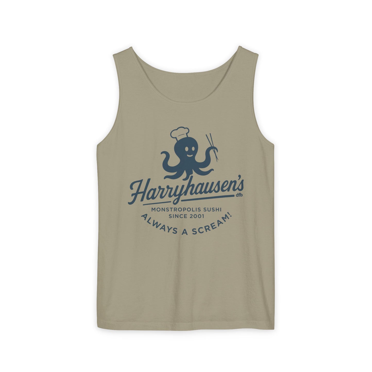 Harryhausen's - Unisex Garment-Dyed Tank Top