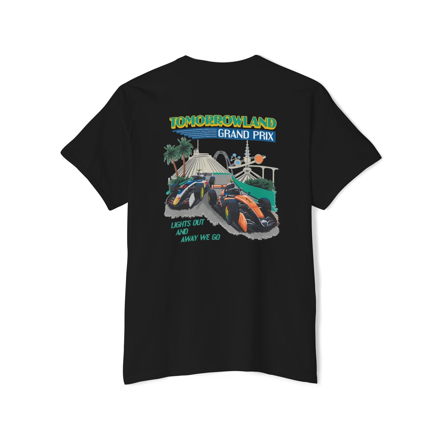 Tomorrowland Grand Prix - Front & Back w/ Pocket - Unisex Heavy Cotton Pocket Tee