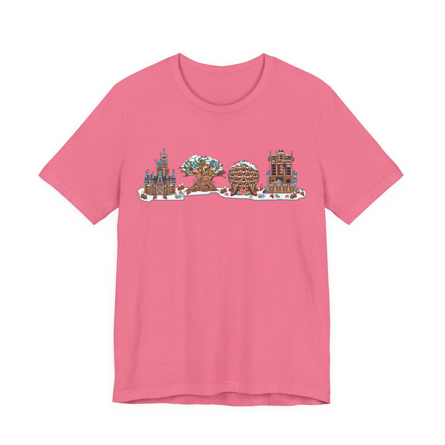 Gingerbread Park Icons - Adult Tee Shirt