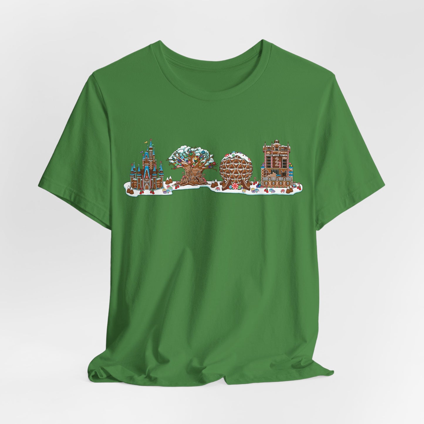 Gingerbread Park Icons - Adult Tee Shirt