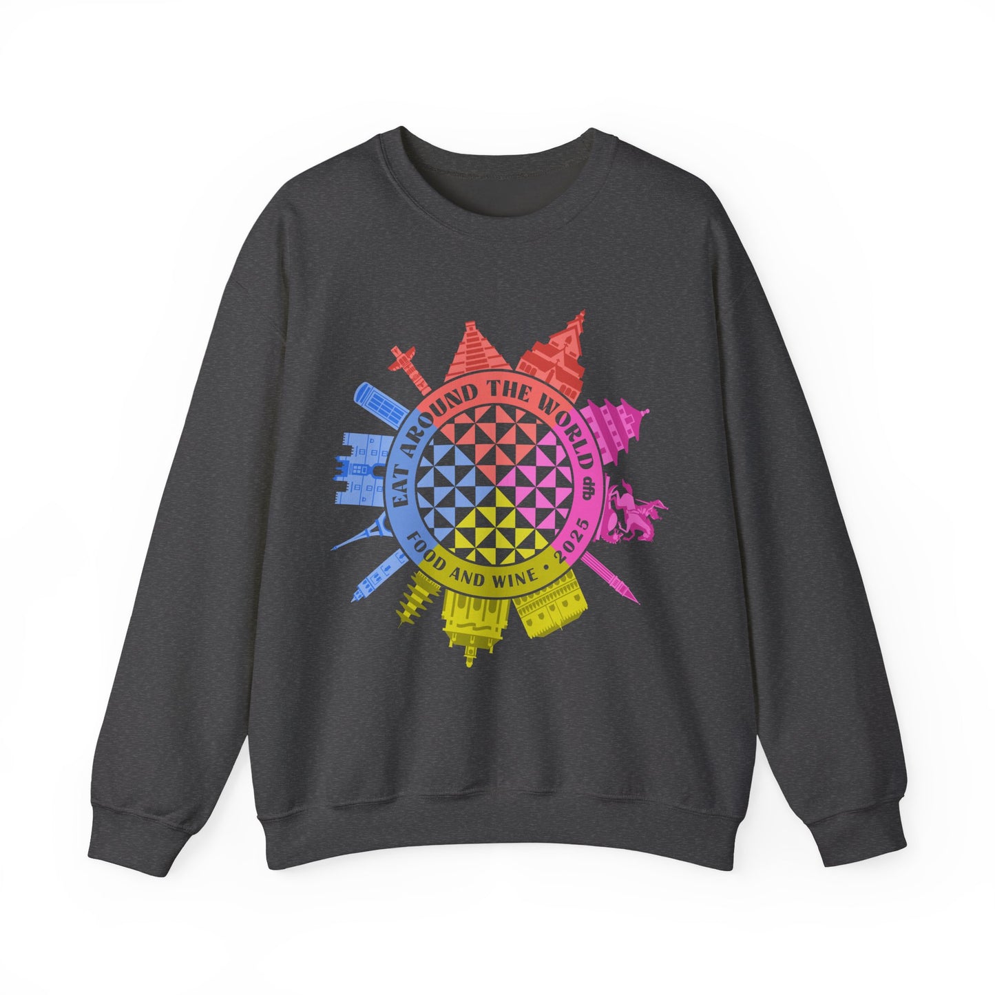 LIMITED EDITION Food & Wine Compass - Adult Crewneck Sweatshirt