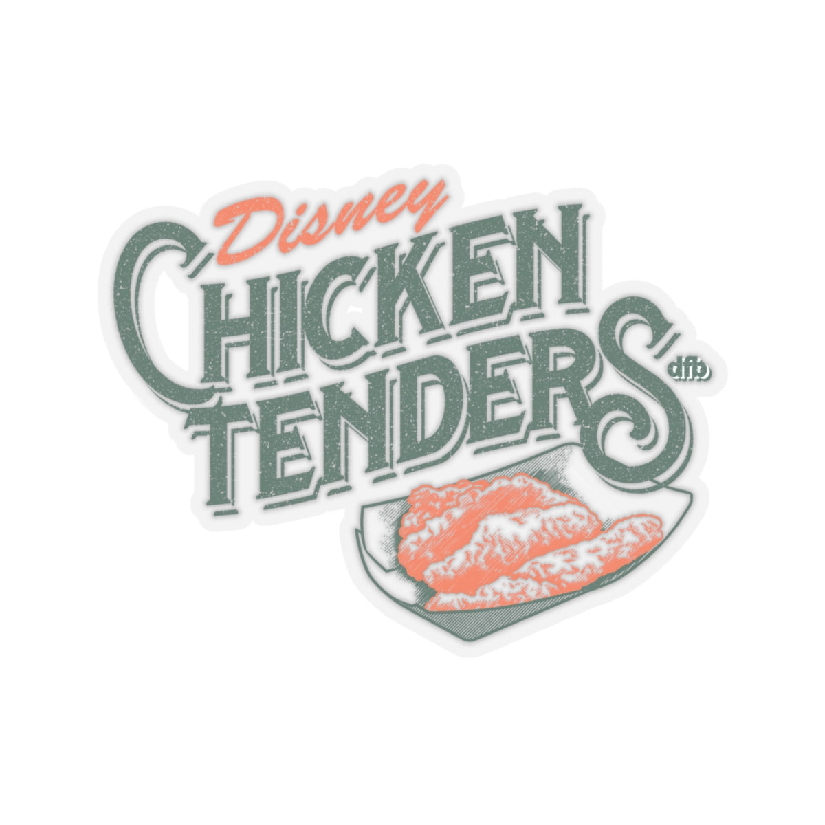 Chicken Tenders  - Kiss-Cut Stickers