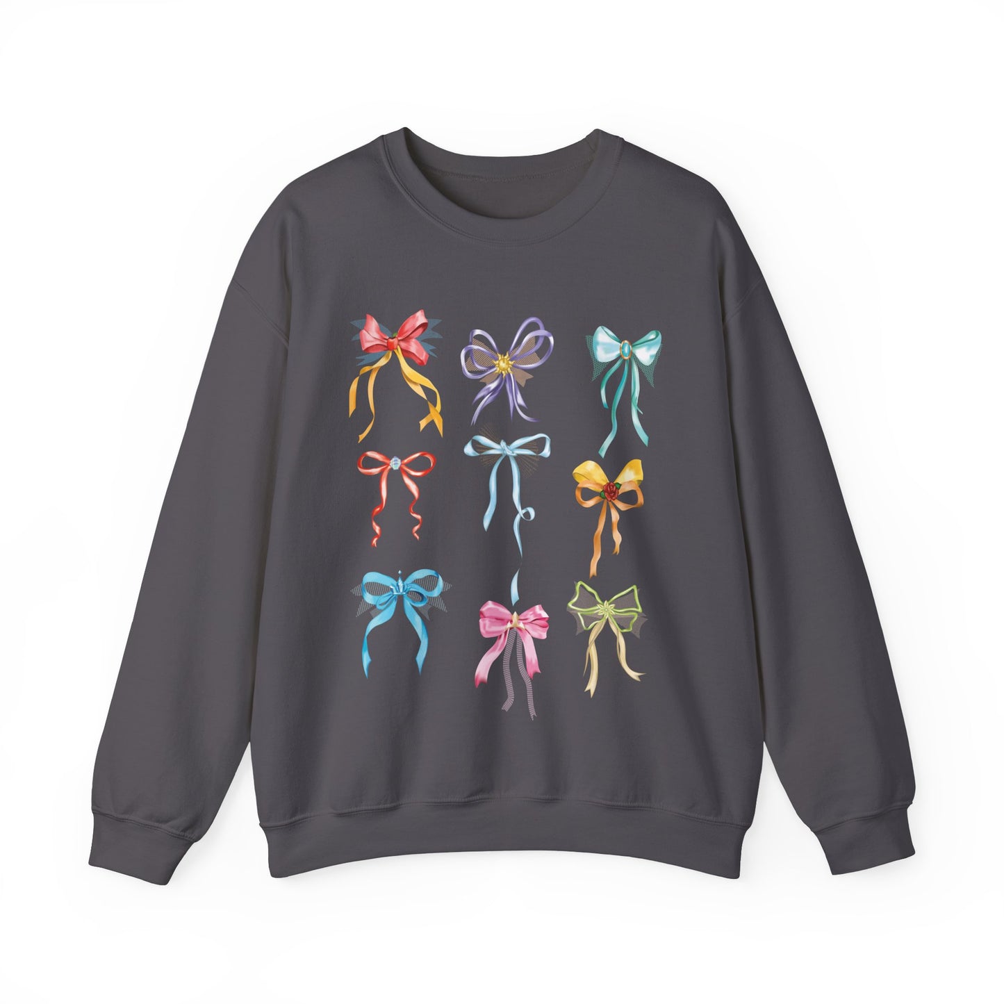 Bibbidi Bobbidi Bow- Princess Bows - Adult Crewneck Sweatshirt