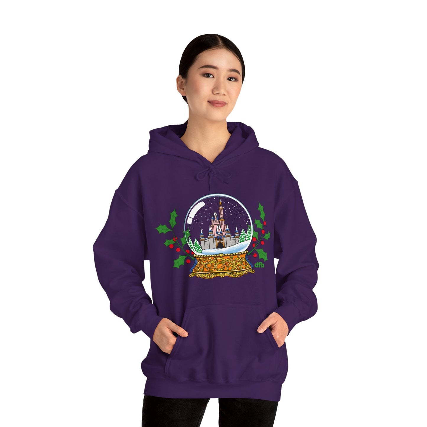 Magic Kingdom Snowglobes -  Adult Hoodie Sweatshirt