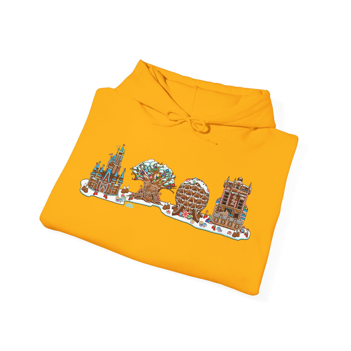 Gingerbread Park Icons -  Adult Hoodie Sweatshirt