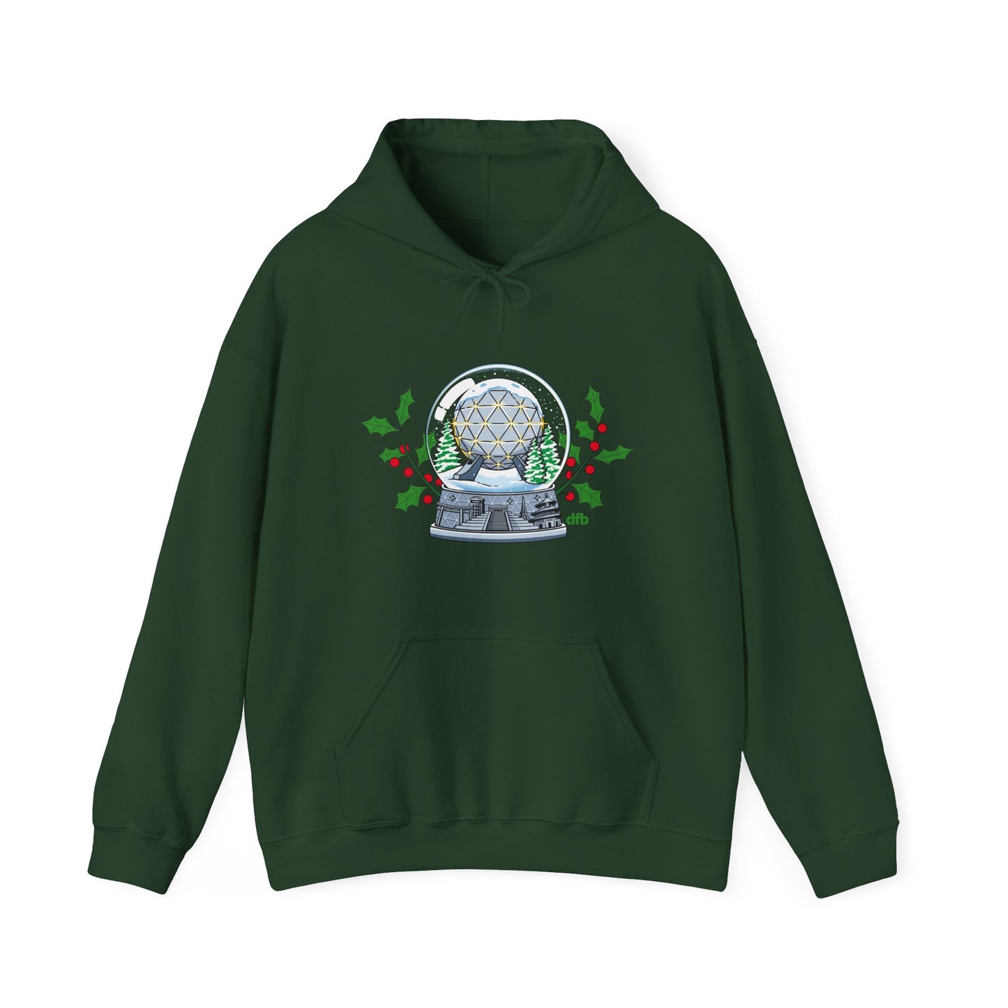 EPCOT Snowglobes -  Adult Hoodie Sweatshirt