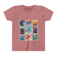 Magic Kingdom Vintage Stamps - Youth Short Sleeve Tee Shirt