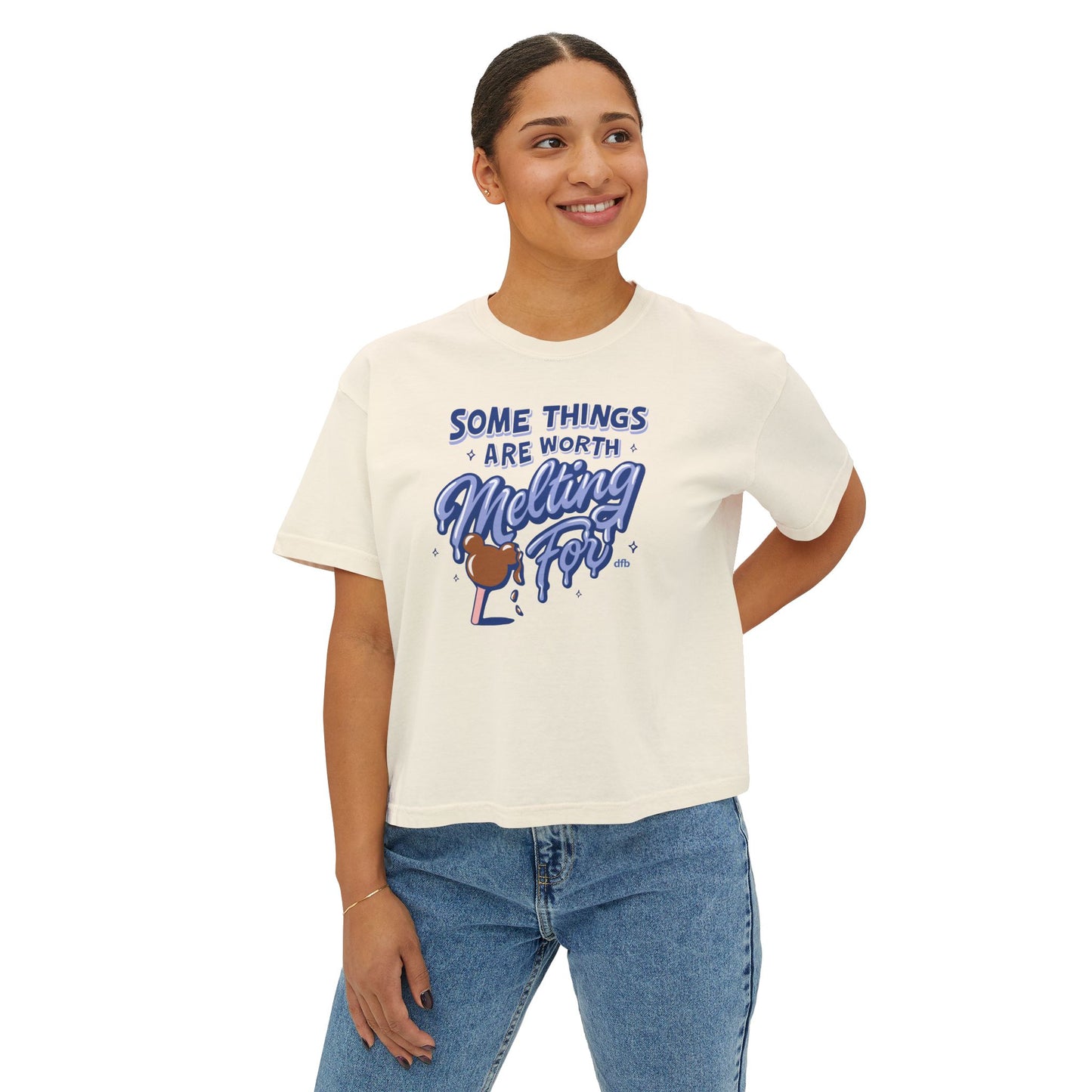 Some Things Are Worth Melting For - Women's Boxy Tee