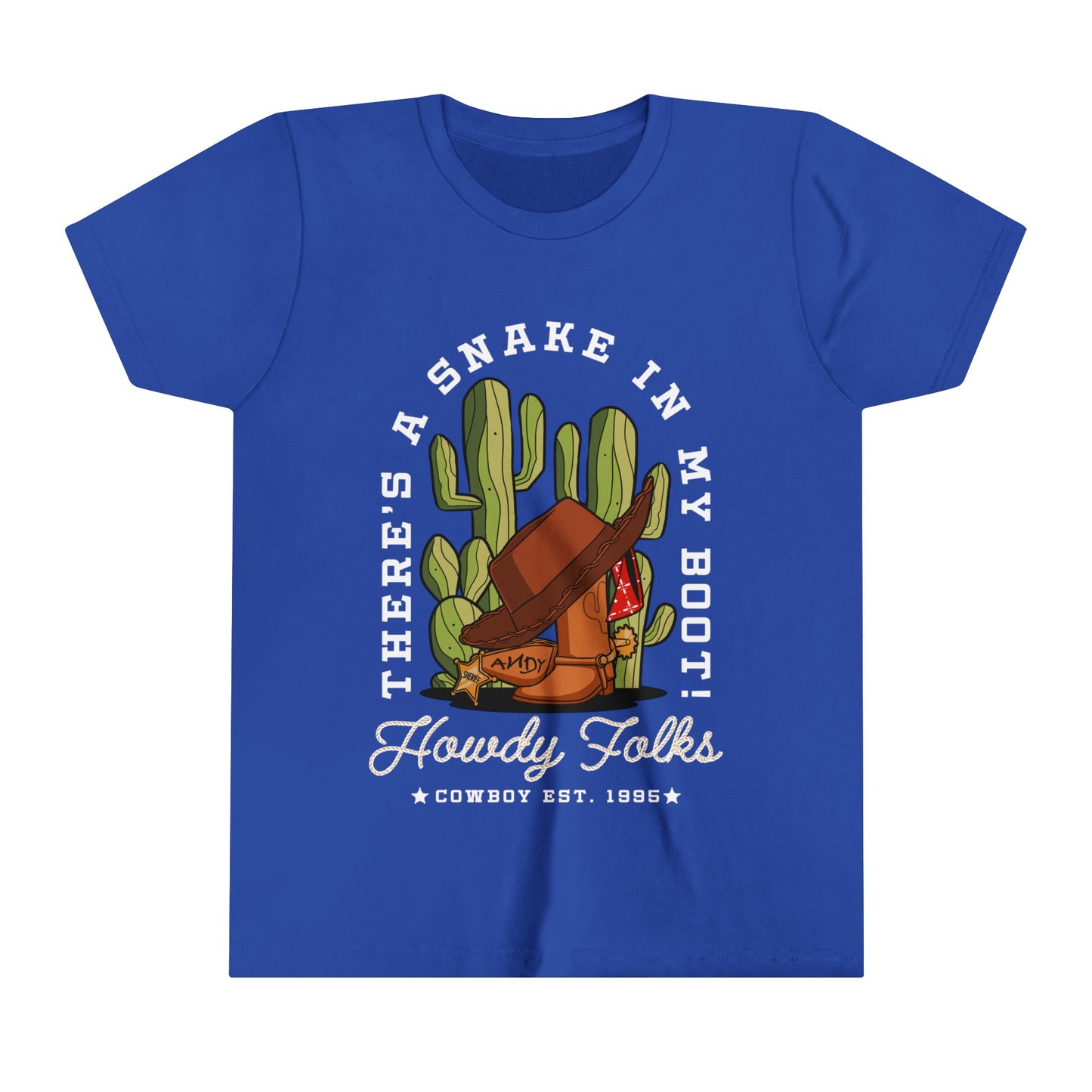 Howdy Folks - Youth Short Sleeve Tee Shirt