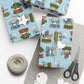 Snowglobes Park Landmarks - Gift Wrap Papers