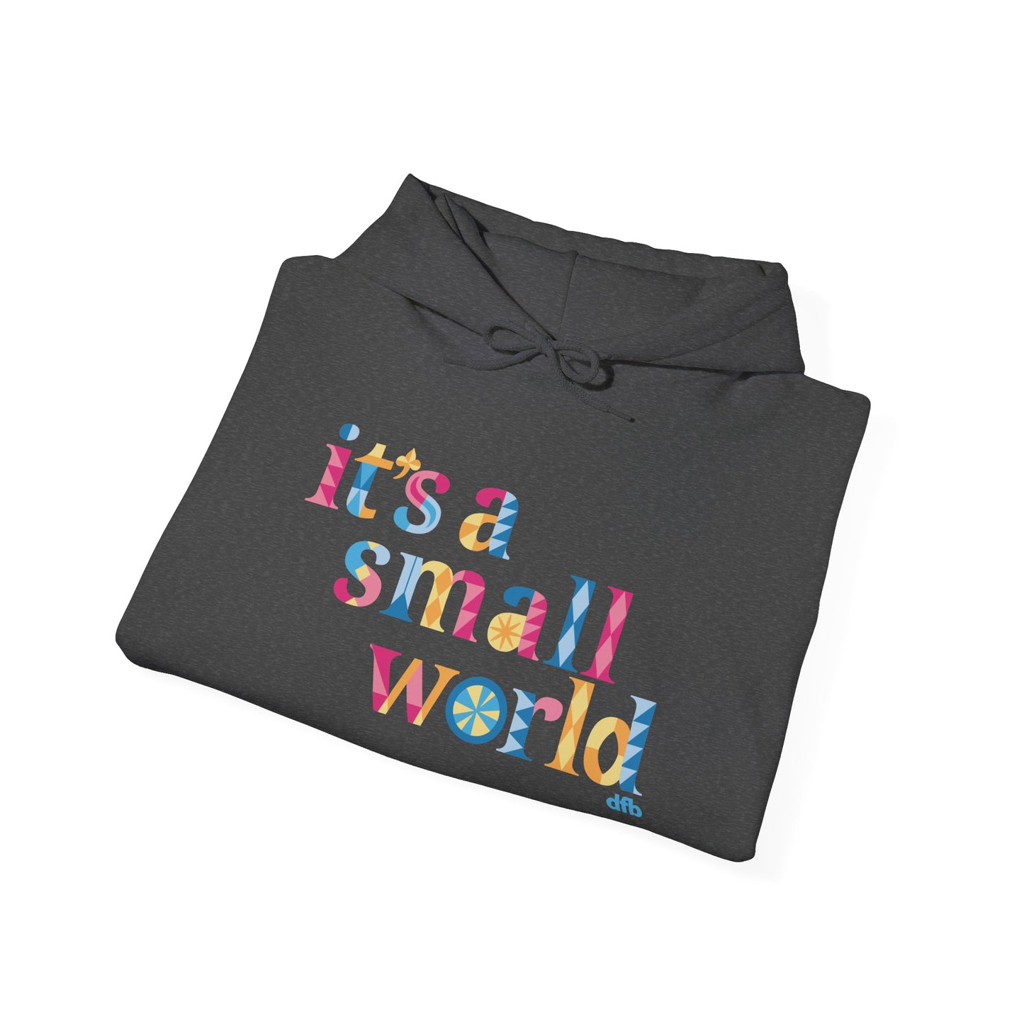 it's a small world -  Adult Hoodie Sweatshirt