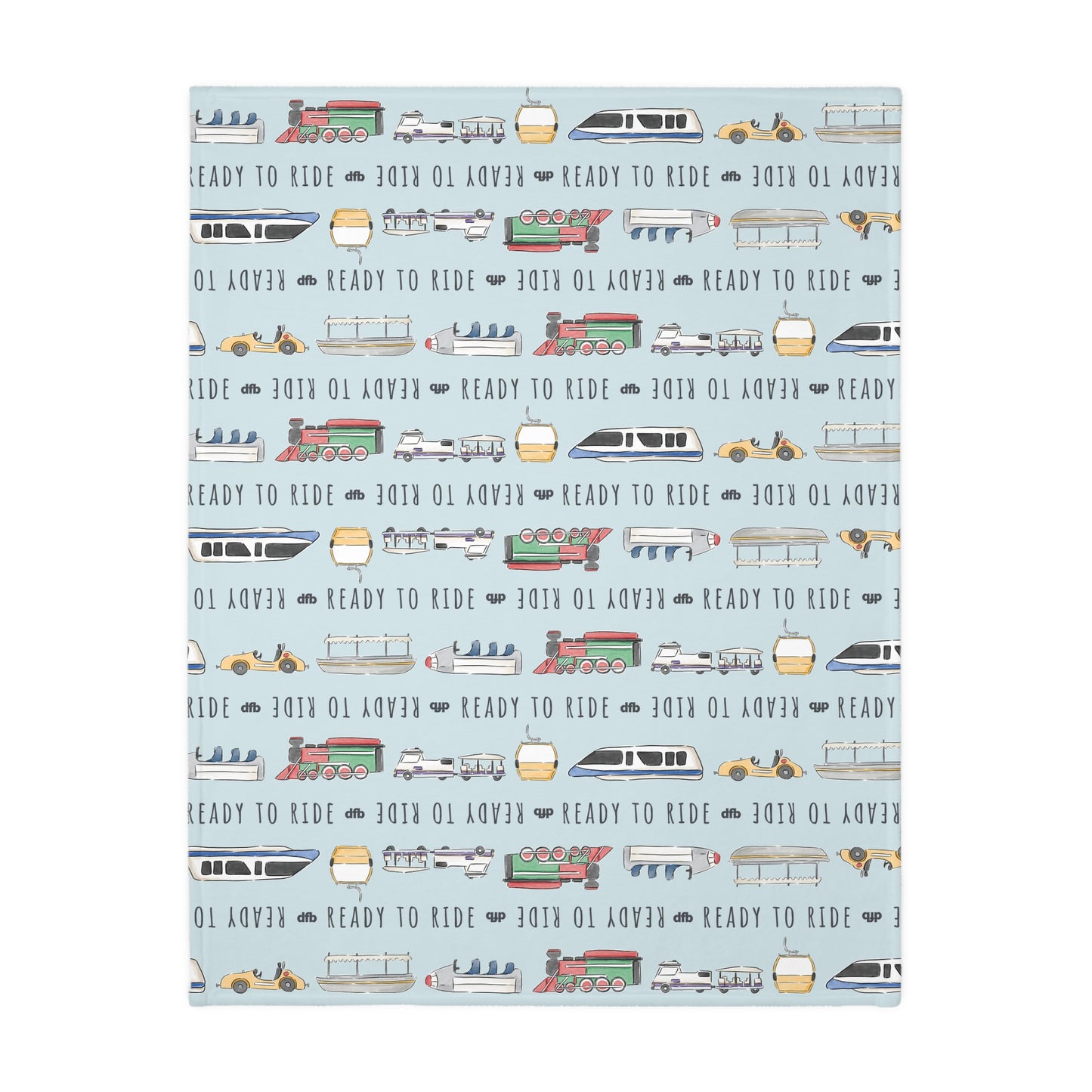Ready to Ride - Velveteen Microfiber Blanket