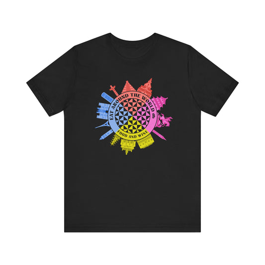LIMITED EDITION Food & Wine Compass - Adult Tee Shirt