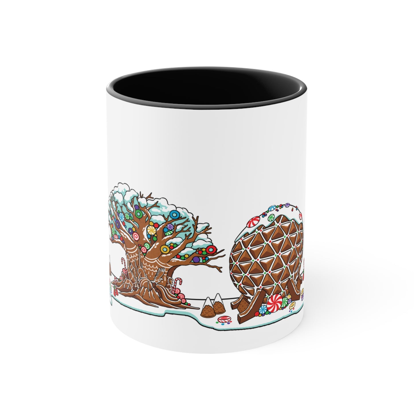 Gingerbread Park Icons - Accent Mugs