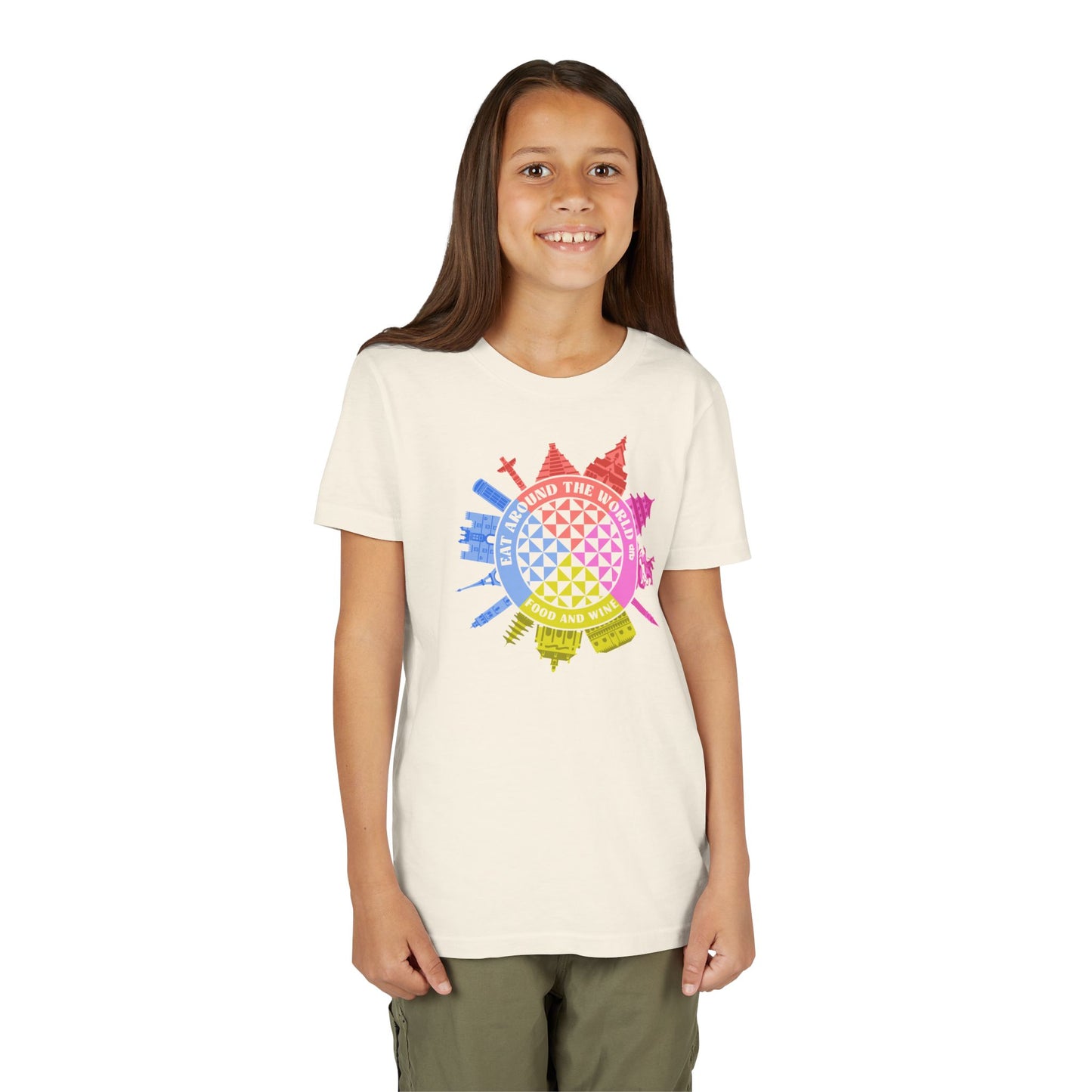 LIMITED EDITION Food & Wine Compass -  Kid's Short Sleeve Tee Shirt