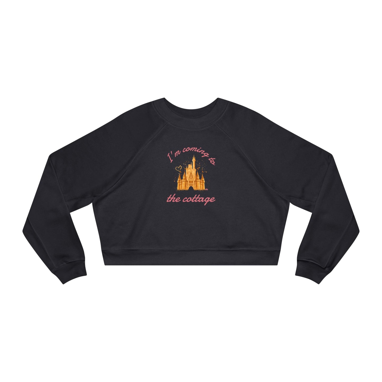 I'm Coming to the Cottage - Women's Cropped Fleece Pullover