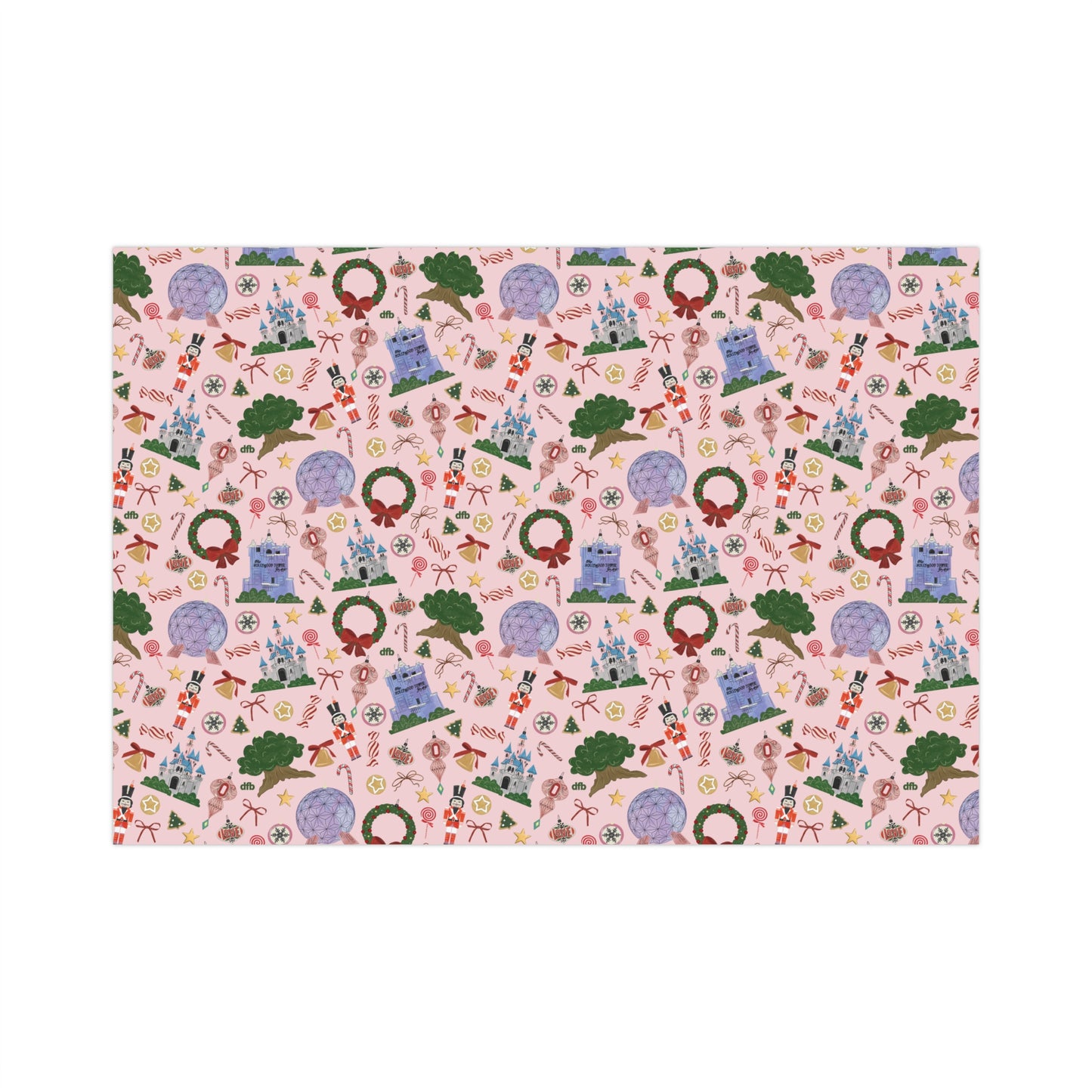 Park Icons Vintage Ornaments - Gift Wrap Papers