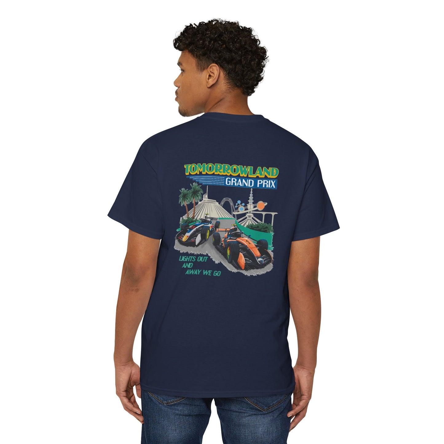 Tomorrowland Grand Prix - Front & Back w/ Pocket - Unisex Heavy Cotton Pocket Tee
