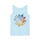 Food & Wine Compass - Unisex Garment-Dyed Tank Top