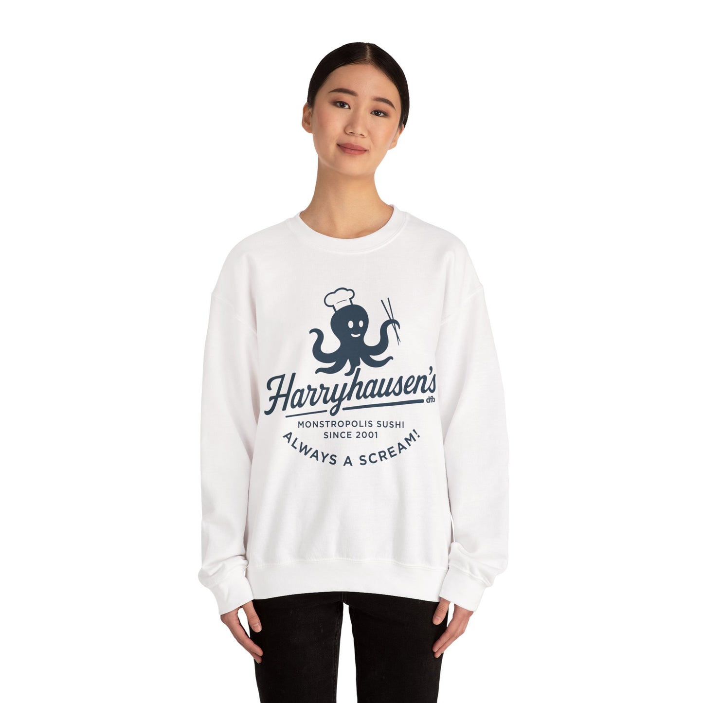 Harryhausen's - Adult Crewneck Sweatshirt