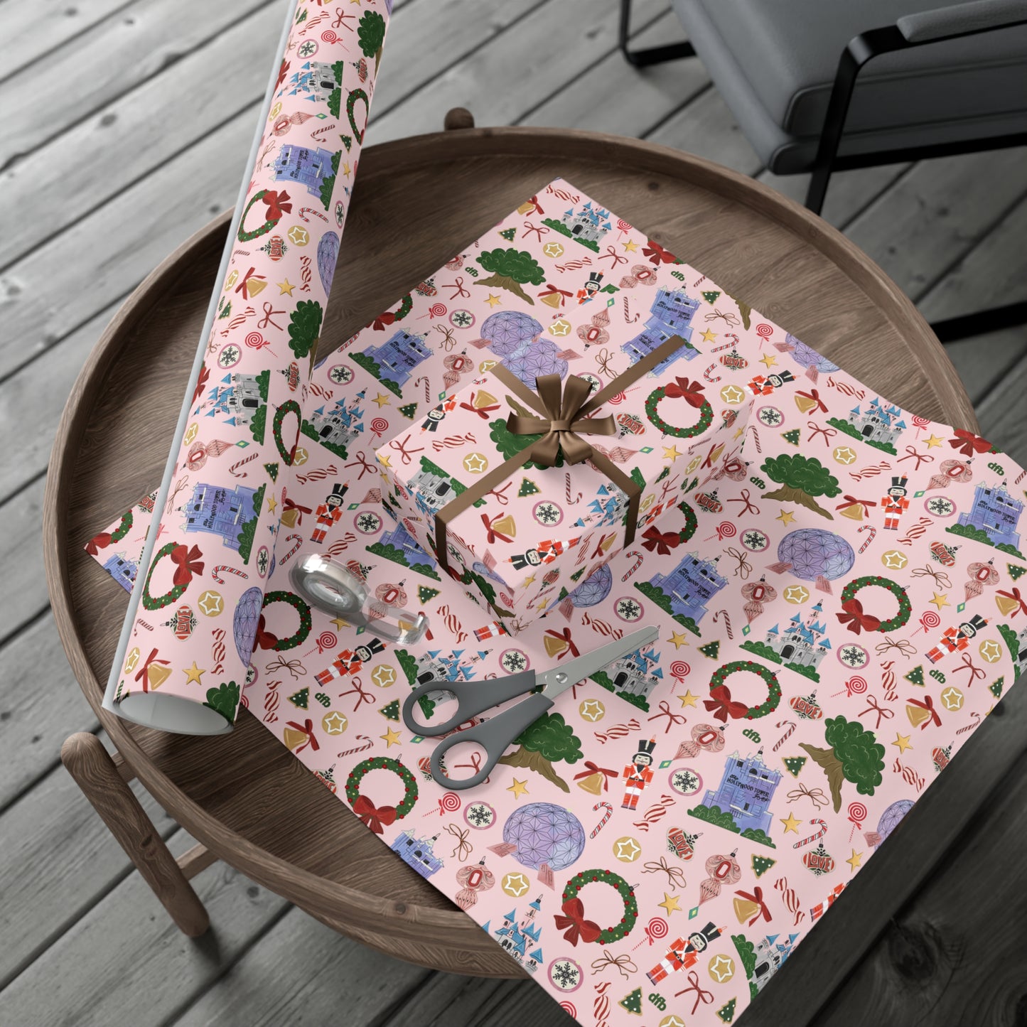 Park Icons Vintage Ornaments - Gift Wrap Papers