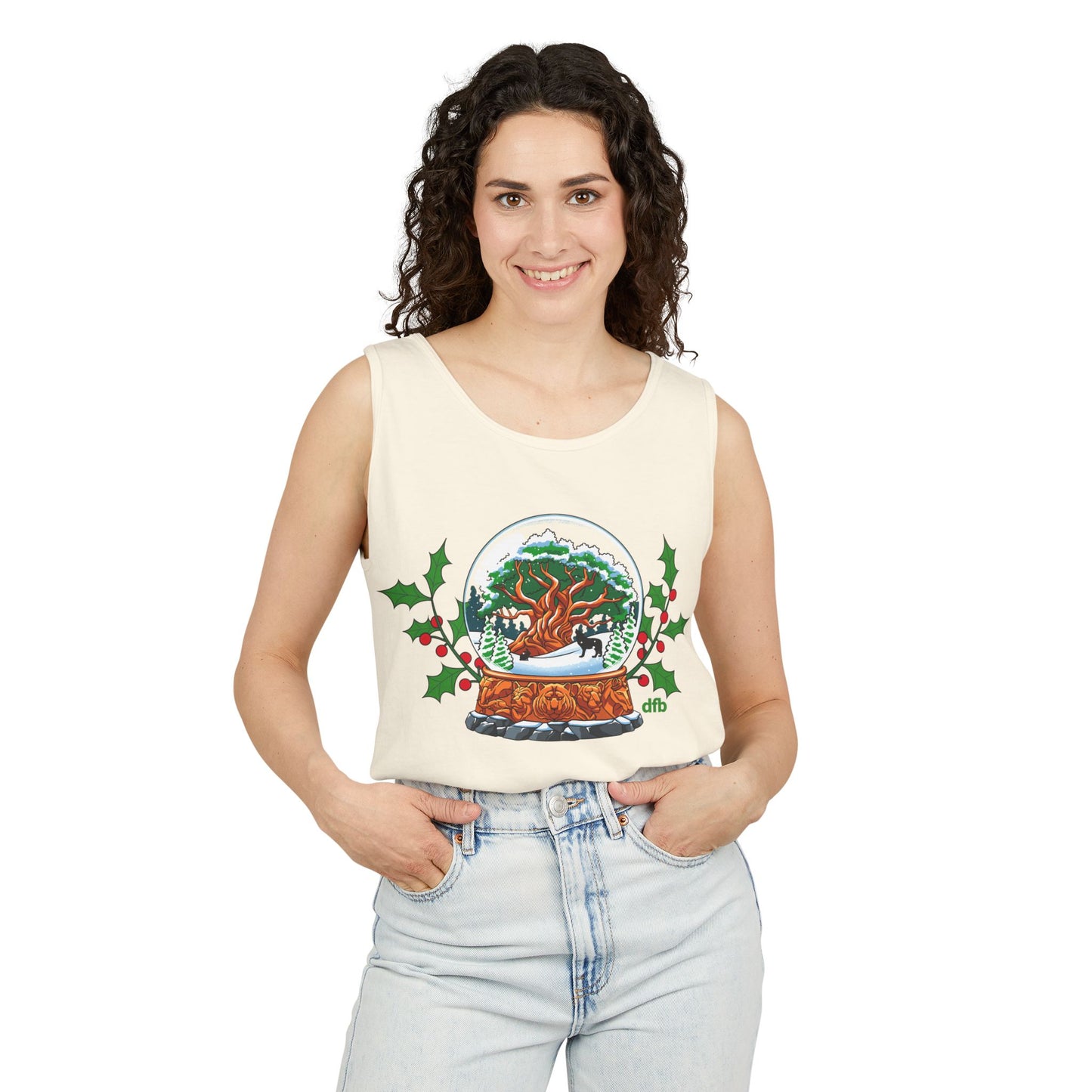 Animal Kingdom Snowglobes - Unisex Garment-Dyed Tank Top