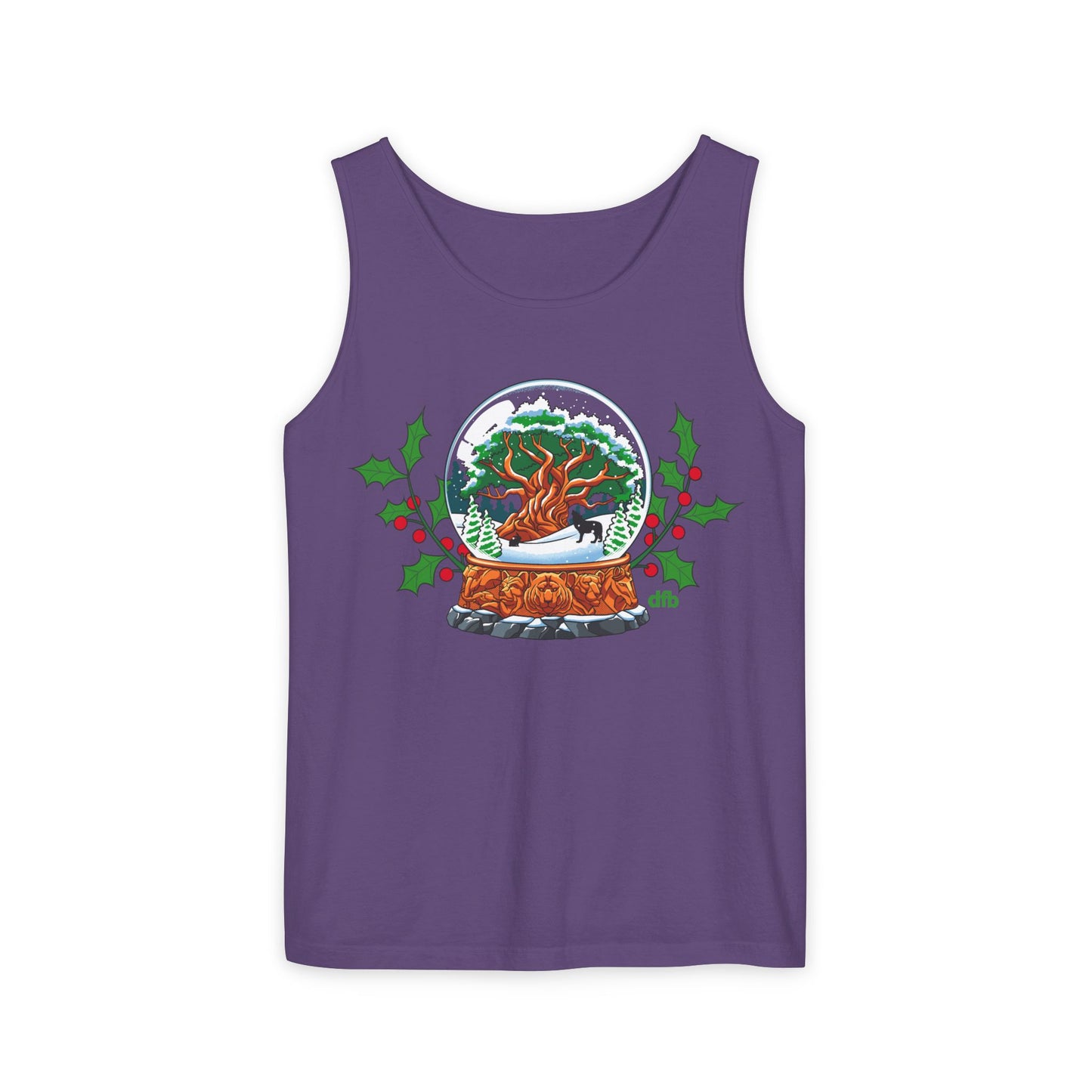 Animal Kingdom Snowglobes - Unisex Garment-Dyed Tank Top