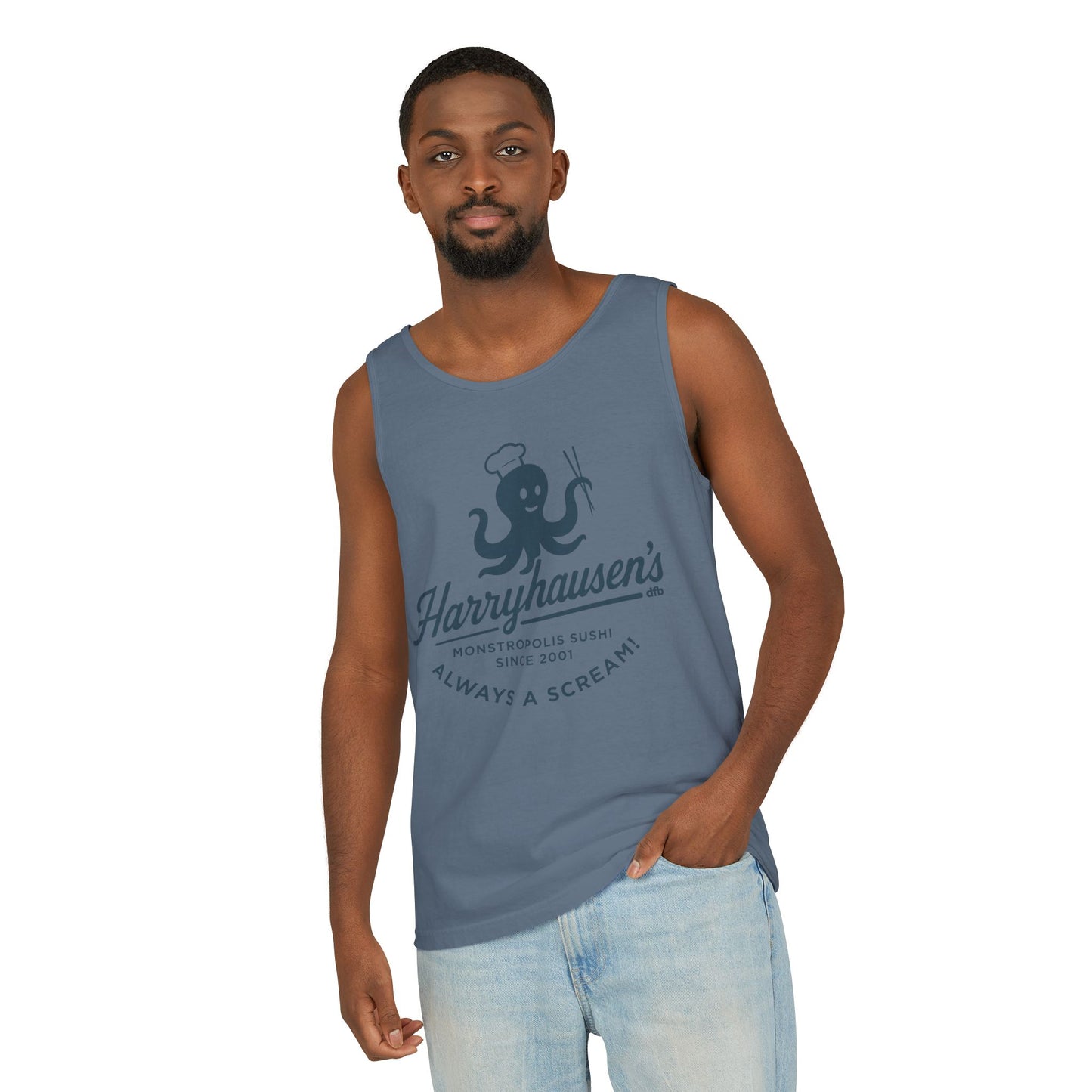 Harryhausen's - Unisex Garment-Dyed Tank Top