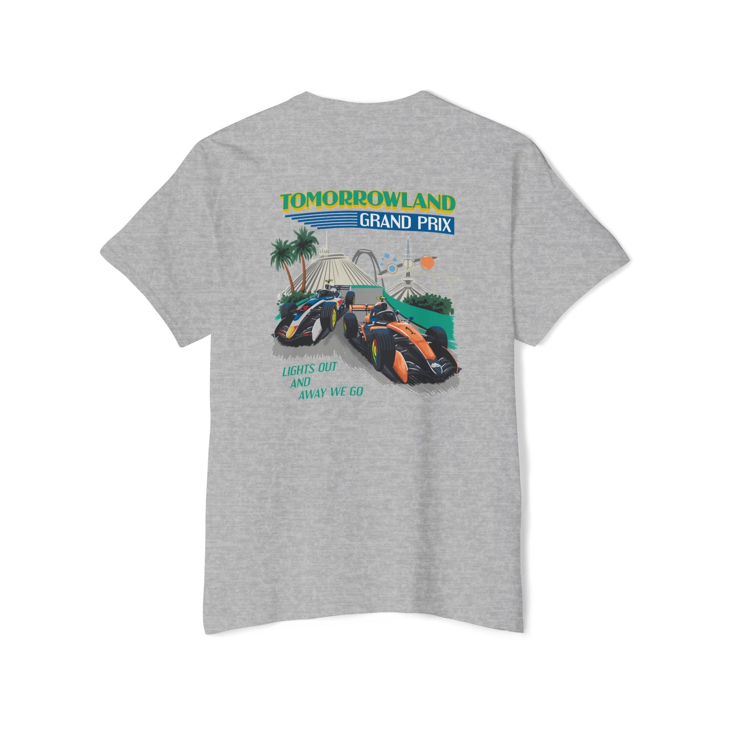 Tomorrowland Grand Prix - Front & Back w/ Pocket - Unisex Heavy Cotton Pocket Tee