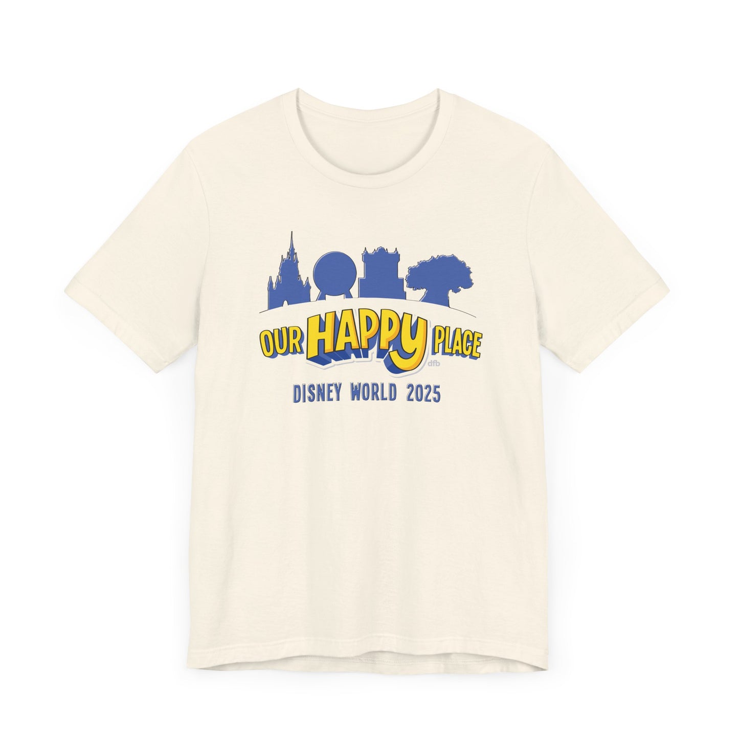 Our Happy Place 2025 - Family Matching Tee - Adult Tee Shirt