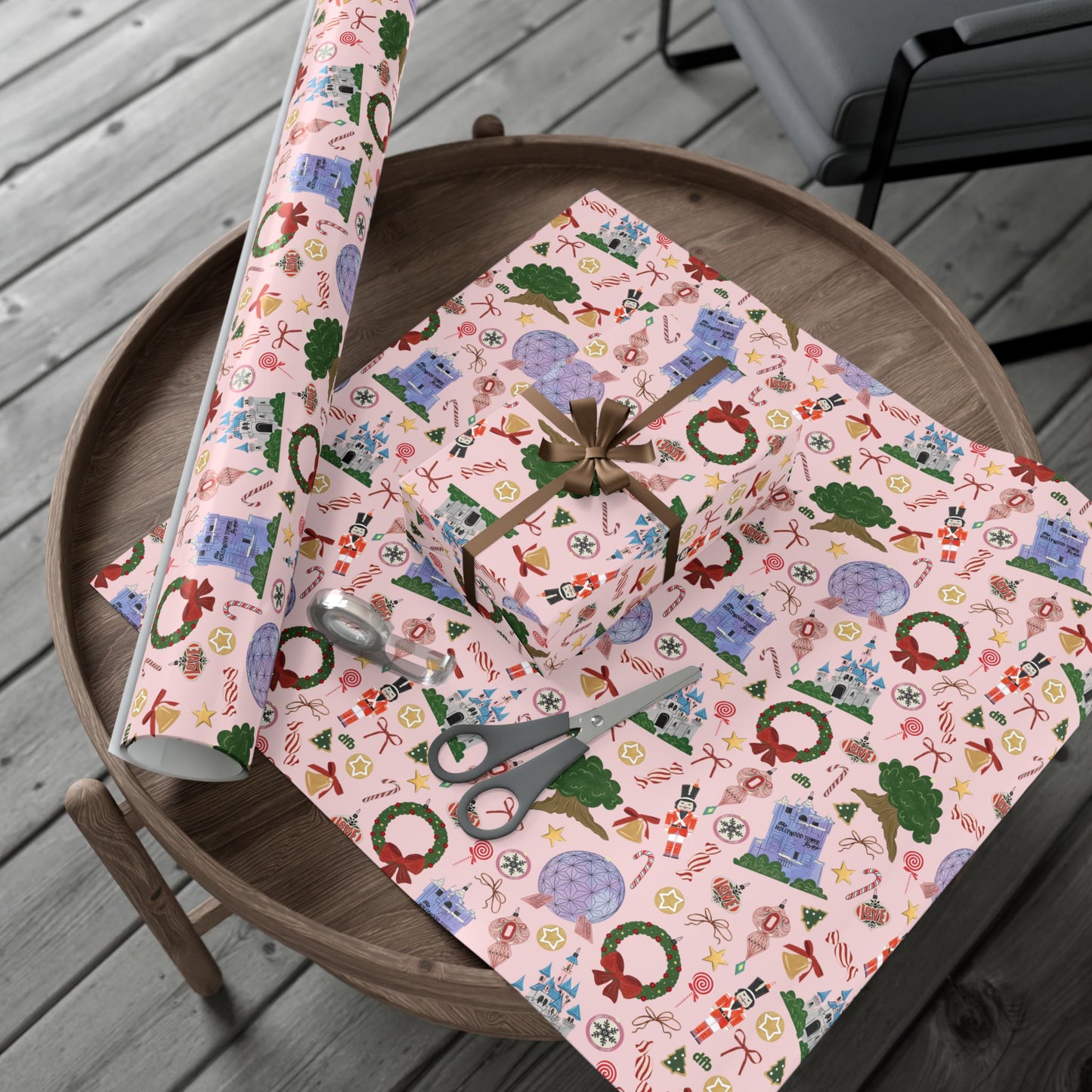 Park Icons Vintage Ornaments - Gift Wrap Papers